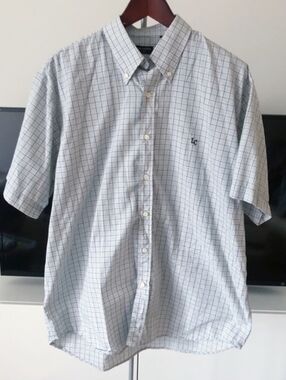 Lee Cooper - (Size L) Men’s Short Sleeve Casual Button Down Shirt